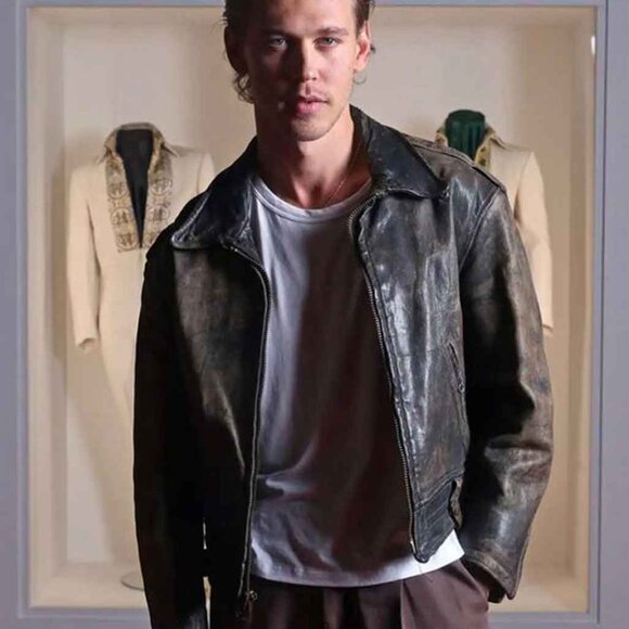 Calvin Klein's Men Faux Leather Jacket Size M